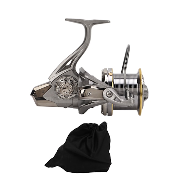 Metal 4.8:1 Gear Ratio 17+1 Spinning Reels Saltwater Long Distant No Gap Spinning Wheel(NGK10000 )