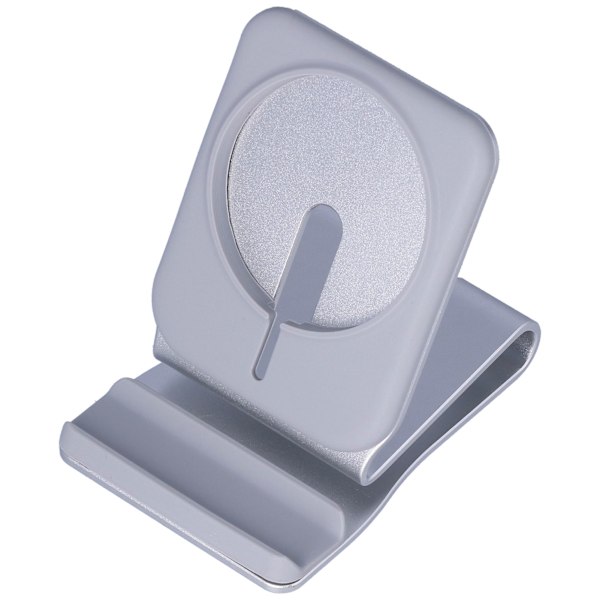 Magnetisk trådløs oplader telefonopladningsstation stativ dock aluminiumlegering til MagSafe til IPhone12