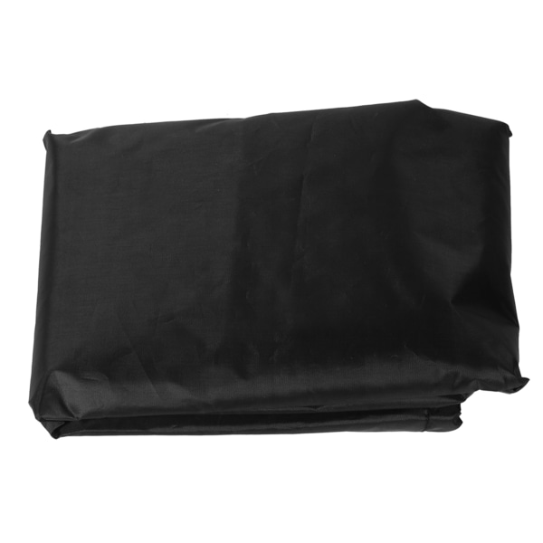 Hage vanntett UV-sikker dekkboksdeksel Oppbevaringsboks Beskyttende deksel 123x62x55cm (svart)
