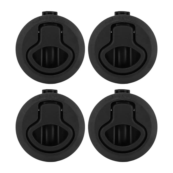61 mm/2,4 tommer Marine Flush Pull Slam Latch Rund Ringlås Båtskap Maskinvare for Luker Yachter Bobiler