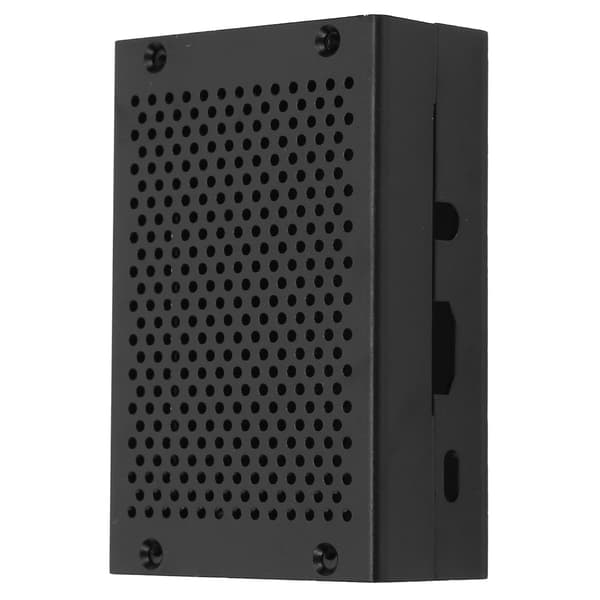 Beskyttelsesetui til Raspberry Pi 3 Kabinet i aluminiumslegering med køleventilator