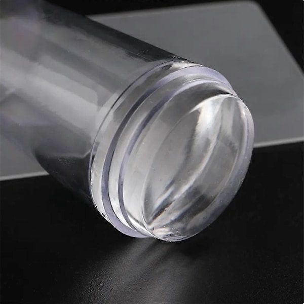 Klar Negle Stamper med 2 stk. Silikone Hoveder til Fransk Negleprint, Neglekunst, Manicure