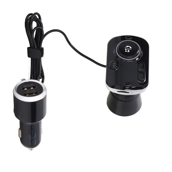 Bluetooth FM-sändare för bil, multifunktionell handsfree-samtal, QC3.0 snabbladdning, Bluetooth-billadapter