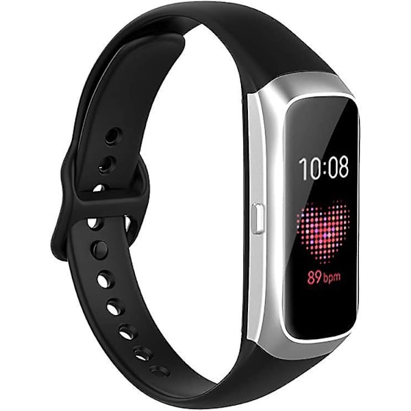 Samsung Galaxy Fit Sm-r370 Rem - 2-pakning Silikon Sport Armbånd Armbånd for Fitness
