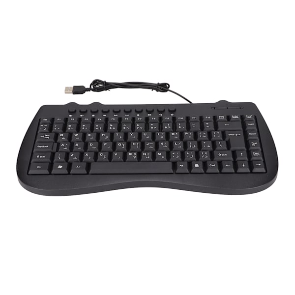 Tangentbord 95 tangenter Trådbundet Mini USB -gränssnitt Stationär dator Tyst Ultratunt tangentbord Multimedia Litet språktangentbord
