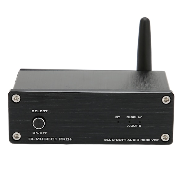 Bluetooth 5.1 Effektforstærker Lavt strømtab Effektfuld Dekodningsformat Hjemmelydsforstærker 110‑240V Sort EU-stik