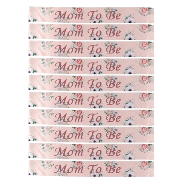 10 stk Mommy to Be Sash Genanvendelig slidbestandig polyester Mom to Be Sash Baby Shower Sash Baby Shower Dekoration