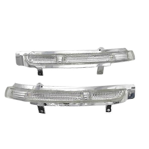 Venstre og høyre LED sidespeil blinklys, vingerepeaterindikatorlampe kompatibel med Skoda Octavia 09-13 Superb
