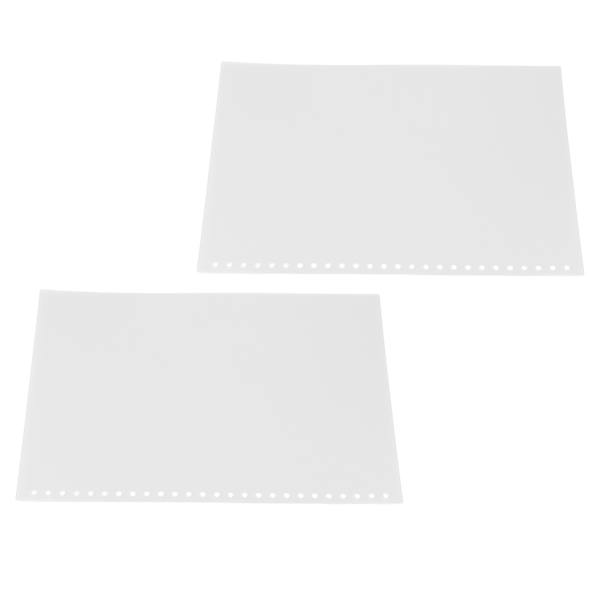 B5 26 Papir Cover Frosted Gennemskinnelig Vandtæt Rulle PP Side Bindende Cover til Rapporter Præsentationer 50stk Hvid