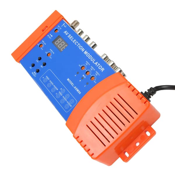 AV-valgmodulator Professionel PAL NTSC Standard VHF UHF RF-modulator til hjemme-tv 100‑240V US-stik