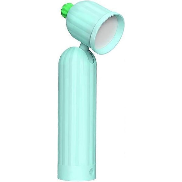 Skrivebordslampe for barn Mini liten skrivebordslampe med øye Cute Caring LED Skrivebordslampe Kaktus USB Skrivebordslys Blå