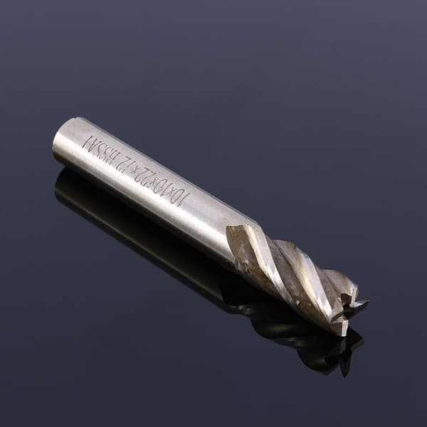 Høykvalitets 4mm-12mm HSS CNC rett skaft 4-fløyet freserbor