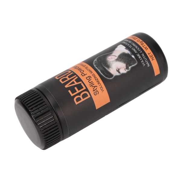 Beard Fluffing Powder Lättviktsvolymgivande Mattifying Beard Styling Powder för män manlig