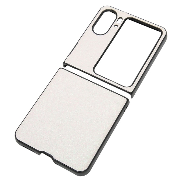 Vikbart phone case ABS Skyddande glänsande cover Anti Drop Case för Find N2 Flip White