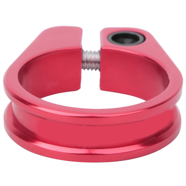 31.8/34.9mm alumiiniseos ultrakevyt pyörän satulaputken lukkoleike pyörän satulatolpan pidikePunainen&nbsp;31.8mm