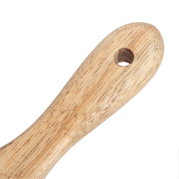 Teak Spatel Flad Form Fødevaregodkendt Træ Køkkenspatel til Madlavning i Hjemmet (20,5x6cm)