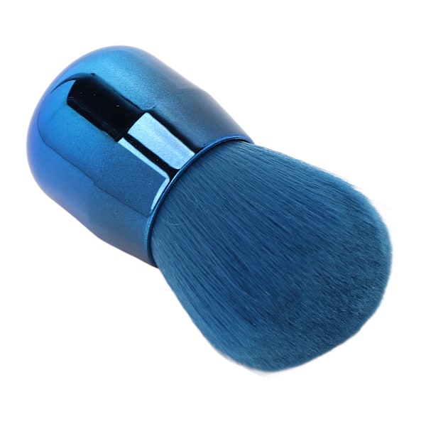Blush Brush Mjukt fluffigt hår Svamphuvud Sminkborste för bronzer Löspulver Kosmetika Mörkblå