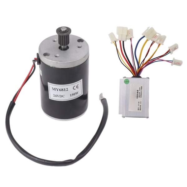 Elektrisk sykkelkonverteringssett med 24V150W motor 24V250W kontroller elektrisk sykkelmotor modifiseringssett