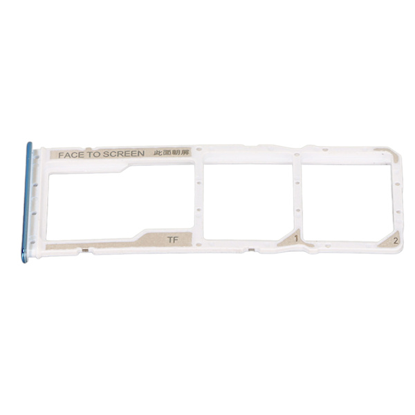 Dobbelt SIM-kortbrett Plast SIM-kortbrett sporholder med kortstift for Xiaomi Redmi Note 10 Blue