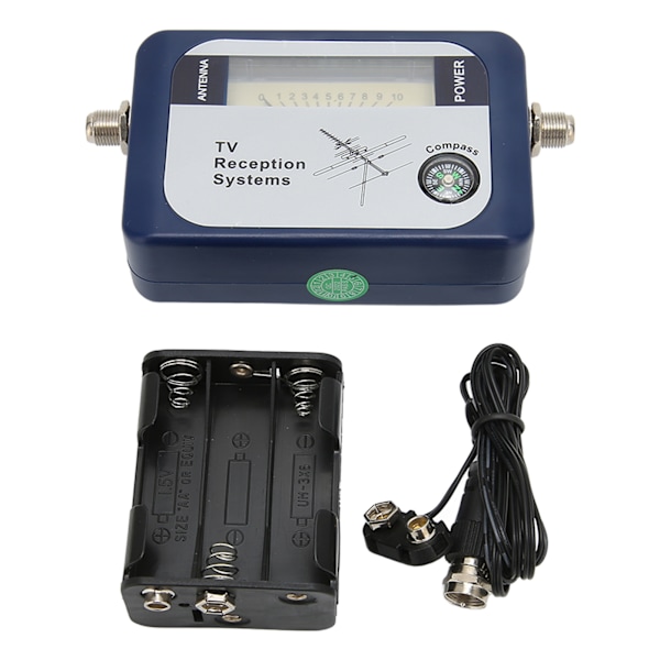Digital Satellit Finder Sensitive Smuk bærbar Indbygget IF Signal Strength Meter Digital Satellit Finder