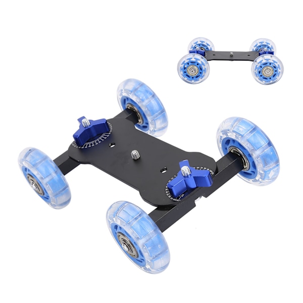 Mini Skridsko Kamera Dolly för DSLR Kamera Videokamera 10KG Lastkapacitet