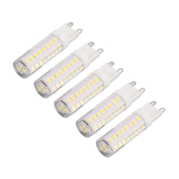 5 kpl 7 W himmennettävää G9 LED-lamppua, LED-valolamppu, energiansäästöinen valonlähde, G9-kaksinapainen lamppu, 220 V