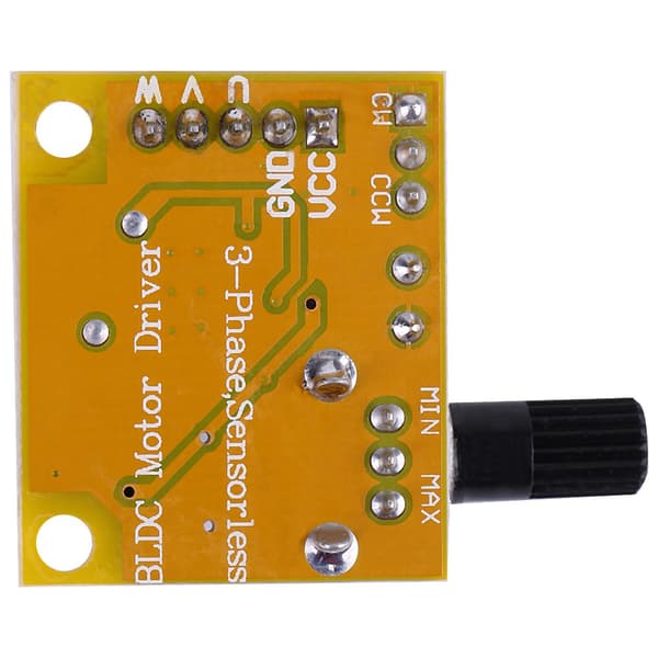 DC 5V-15V 15W BLDC 3-fase børsteløs motordriver sensorløs hastighetskontroller
