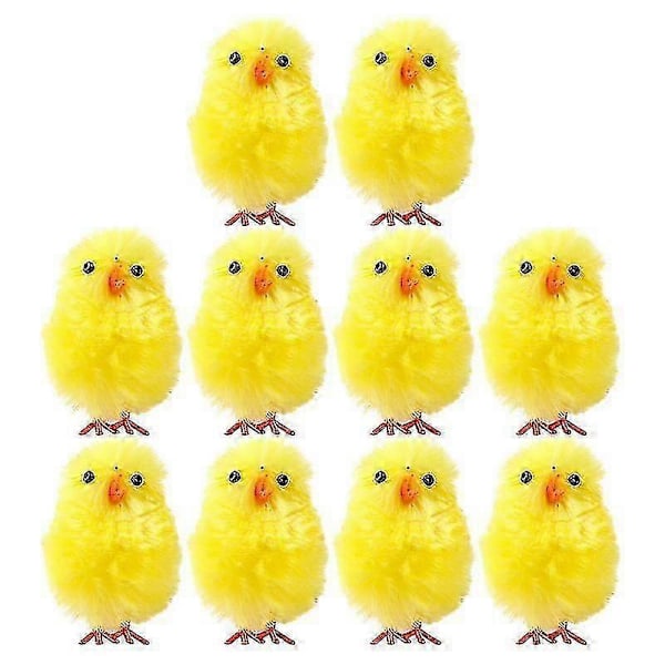 36 st Mini Påskkyckling Påskscen Dekoration Festtillbehör