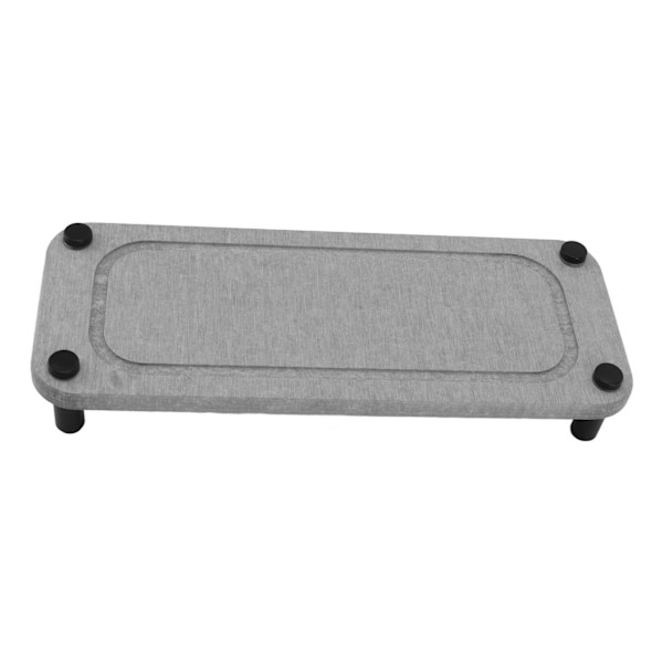Diskho Caddy Instant Dry Diskho Organizer Torkar Omedelbart Diskho Hållare Diatomaceous Piedestal Stativ Riser med Rostfritt Stål Fötter Grå