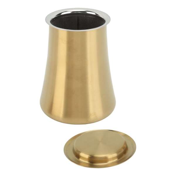 Kaffe Sifter Cup Kaffe Grind Sieve Fint Mesh Kaffe Pulver Sieve Cup 304 Rostfritt Stål Kaffe Tillverkning Tillbehör för Hem Guld