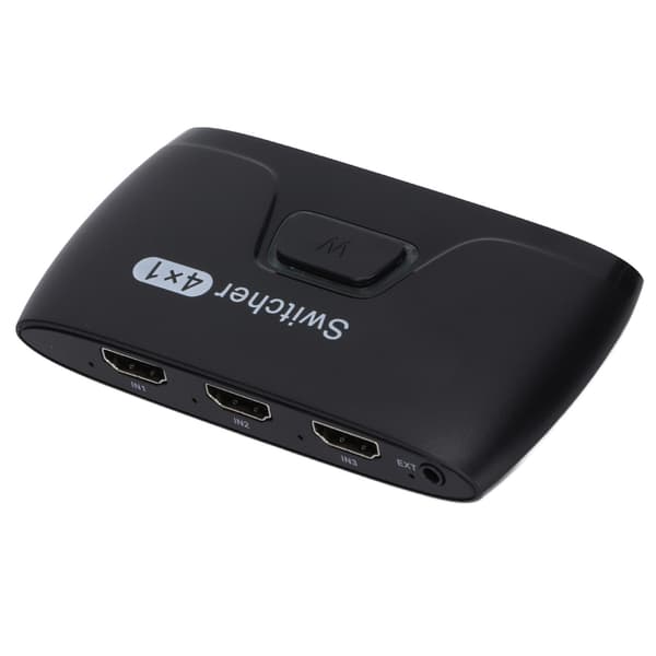 4 i 1 ut-adapter 4K och 30Hz HD Multimedia Interface Switch Video Switcher för HDTV DVD