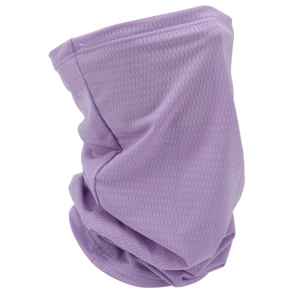 Multifunktionell utomhusskarf, andningsbar UV-skydd, ansiktsmask, pannband i polyester (lila)