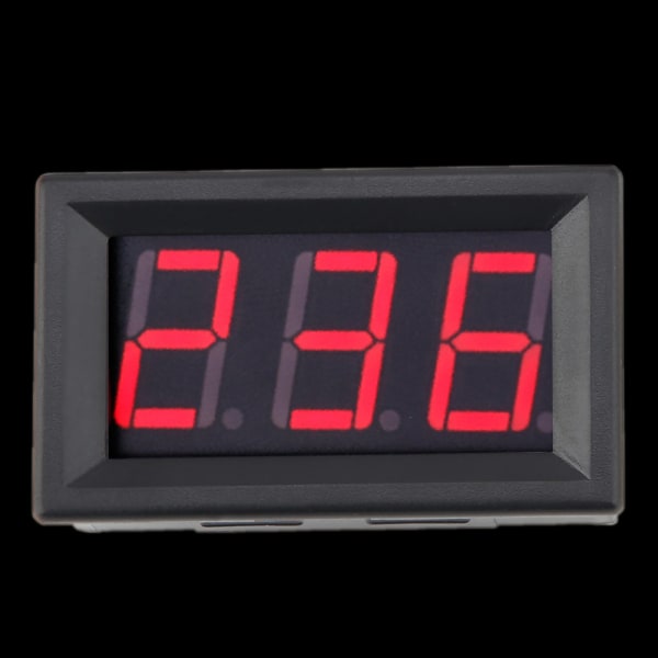 Digital voltmeter 0,56 tum tvåtråds AC 70-380V Digital LED-display spänningsmätare (röd)