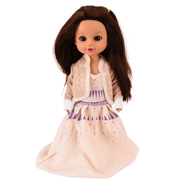 14 Inch Baby Dolls Fashion Baby Humanoid Doll Girls Doll with Retro Dress for Kids Gift