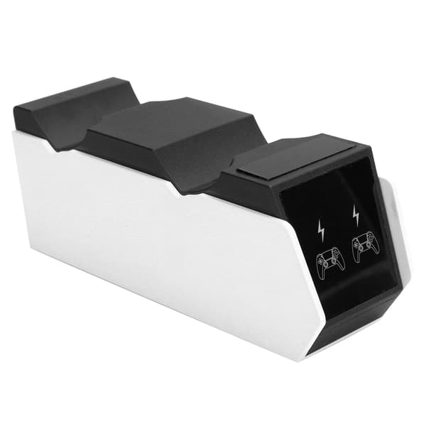 Gamepad-ladestation Dobbelt controller-opladerdock med AC-adapter til PS5 US-stik 100-240V