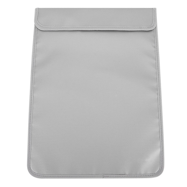 38 x 28 cm hopfällbar blixtlås vattentät brandskyddad väska fil dokument förvaringsorganisatör