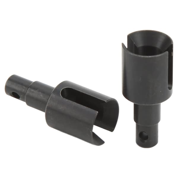 RC Front Diff Outdrive Stål Opgraderingsdel RC Differential Drive Cup til Losi Baja Rey 1/10 RC Bil 2 stk Sort