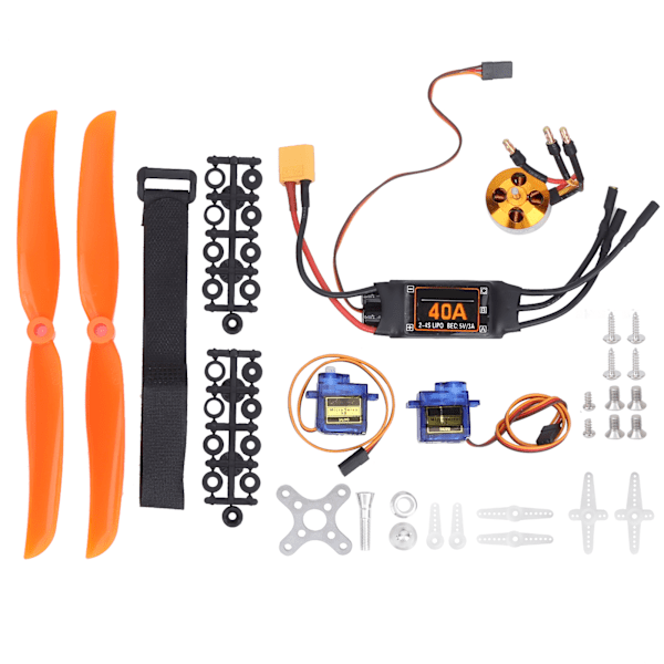 2212 KV1400 Motor 40A XT60T ESC SG90 Servo 8060 Propeller Kit för RC Drone Aircraft FPV
