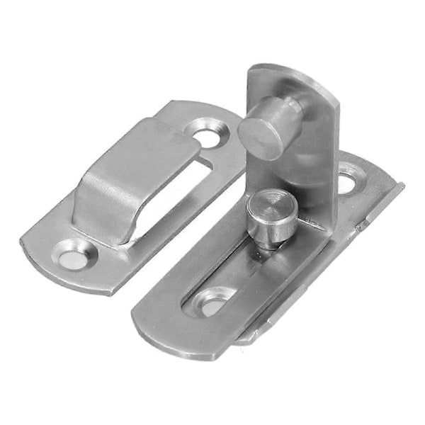 4 Set Flip Dörr Skjutreglar Silver 90 Rostfria Ståldörrar Spänne för Mötesrum