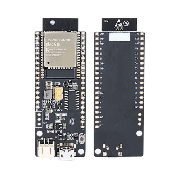 Til TTGO REV1 ESP3-WROOM-32 modul 4MB flashhukommelse kompatibel til Arduino/MicroPython