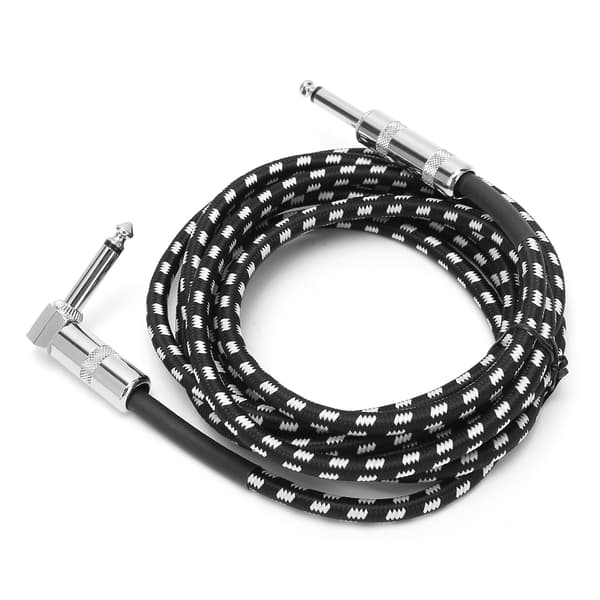 JORINDO 6.35MM Hane Huvud Ljud Gitarrkabel Elgitarr Förstärkarkabel 1/4 Tum Instrumentkabel 3 M