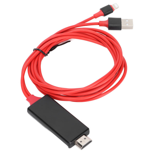 1080P-monitorikaapeli High Definition Multimedia Interface -kaapeliliittimelle AV-videoääniadapteri 2 m IPhone 12 -sarjalle