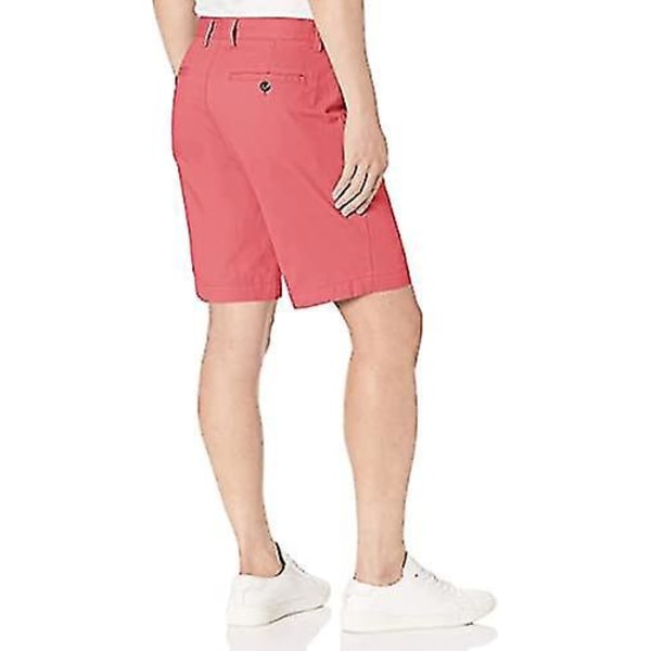 Khakin väriset miesten chino-shortsit 32 ruusunpunainen