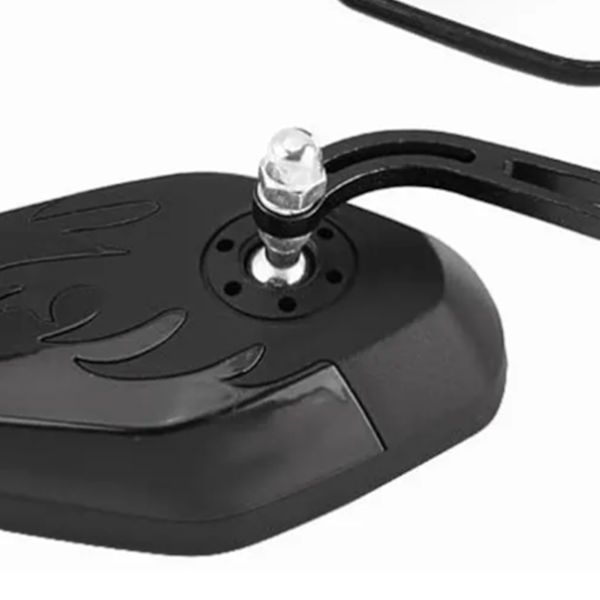 2 stk motorsykkel bakspeil klart syn justerbart vanntett universal styrespeil