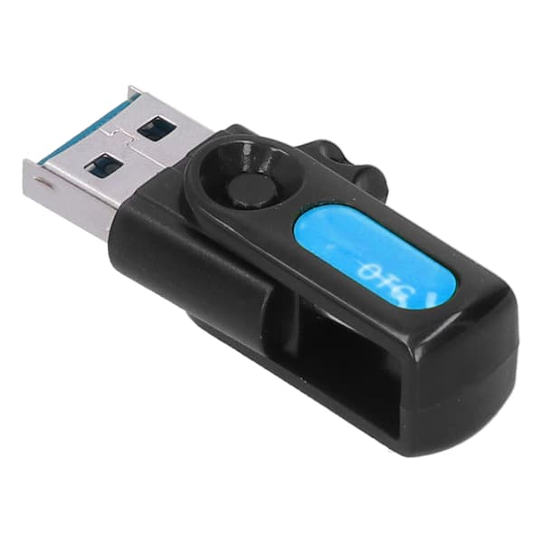 Til Android V8 Interface OTG Adapter Bærbar Datakonverter til USB2.0/3.0/USB PDBlue