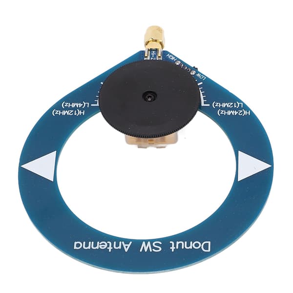 Donut SW Antenne Mini Loop Kortbølgeantenne Signaloverførselstilbehør til FM-radio