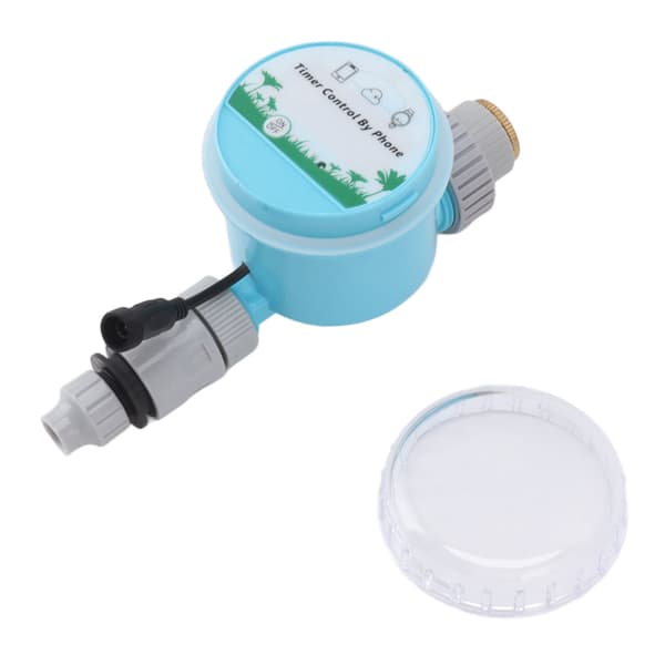 Sprinkler Timer Plast WiFi och Bluetooth Kontroll IP68 Trädgårdsbevattningstimer för Trädgård Gård Park