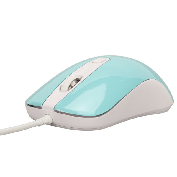 Trådbunden spelmus RGB-bakgrundsbelyst 3500DPI 4 knappar ergonomisk design trådbunden datormus blå