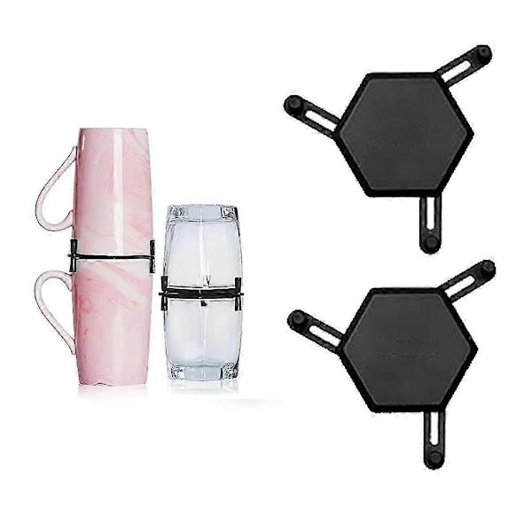 6 stk. Kaffekrus Holder Justerbar Drikkevare Stabler Organizer Stabelbar Kaffekop Organizer Kop St