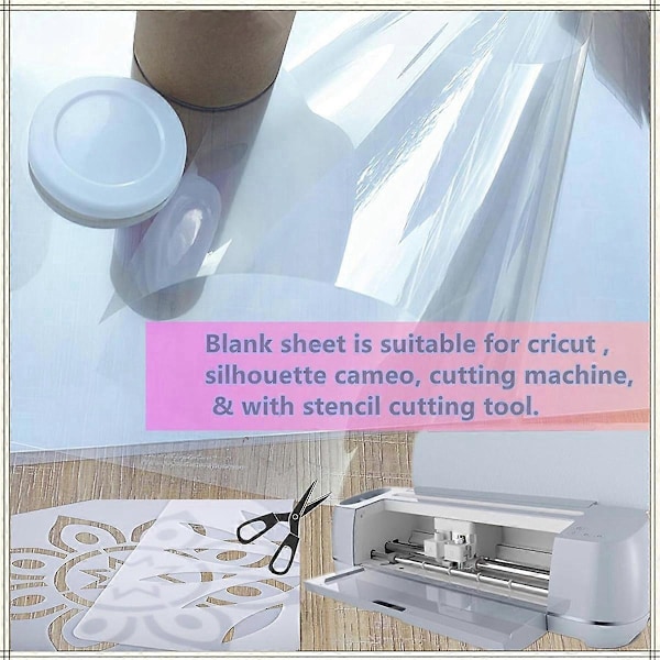 10 ark 6mil Acetat Mylar Ark 30,5 x 61 cm